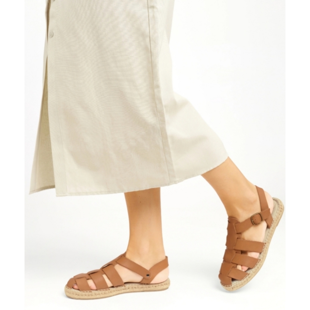 Frauā Leather Espadrille Sandals